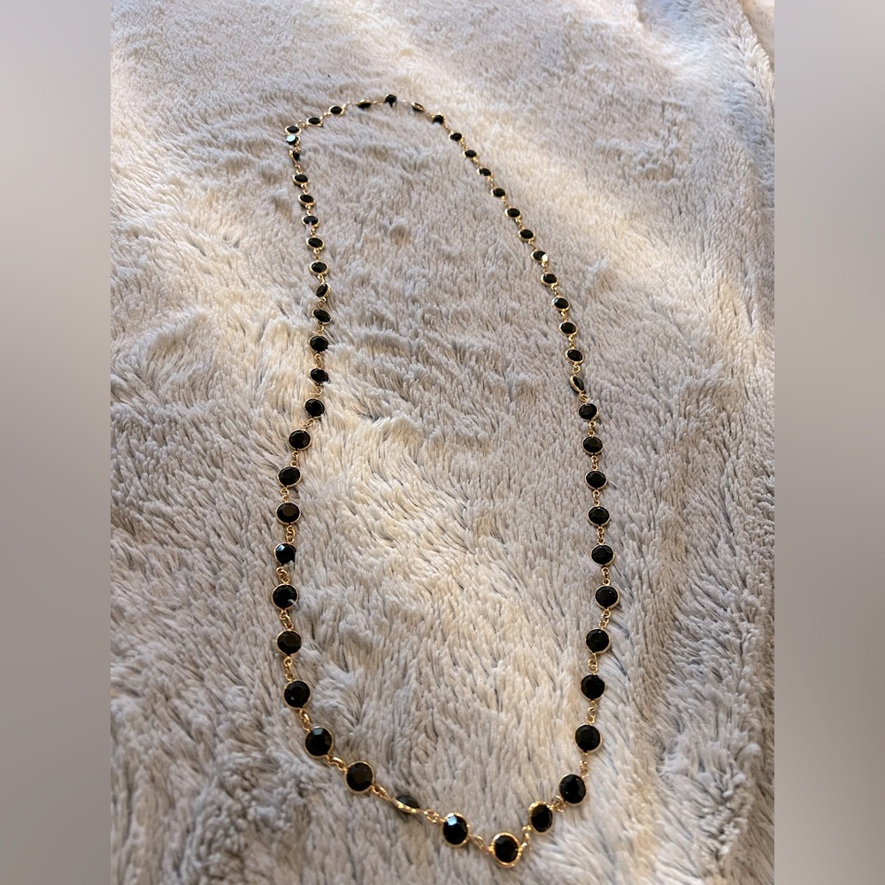 Vintage Gold and Black Necklace
